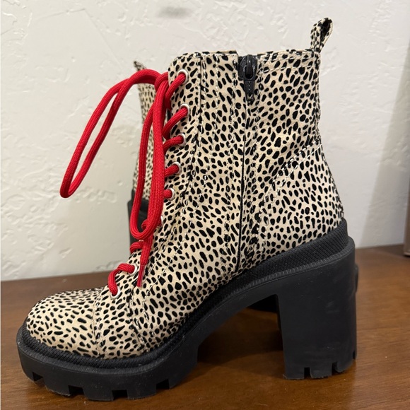 Leopard platform boots - Picture 5 of 7